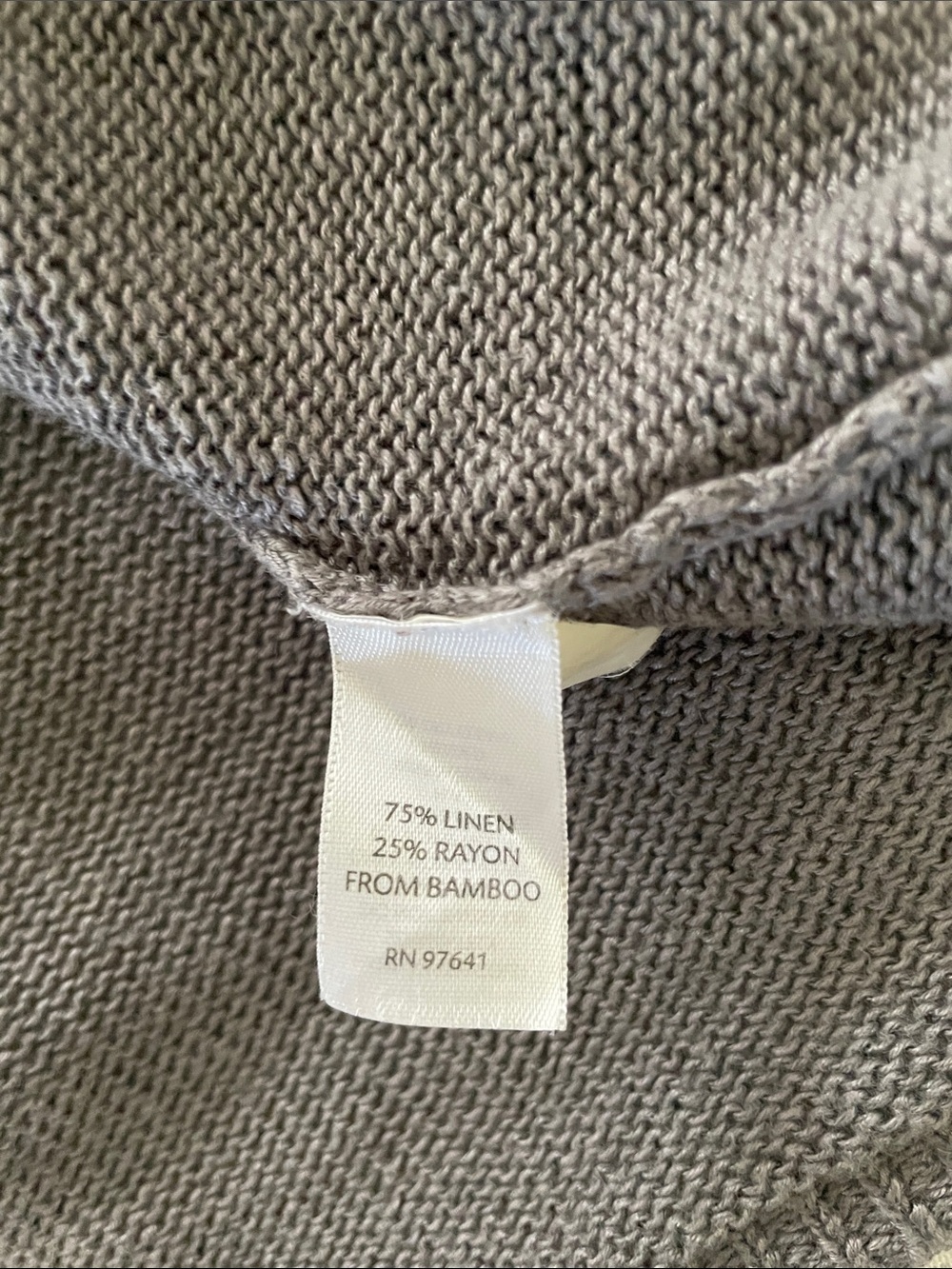 J. Jill Open-Knit Long Cardigan in Gray - Picture 10 of 10